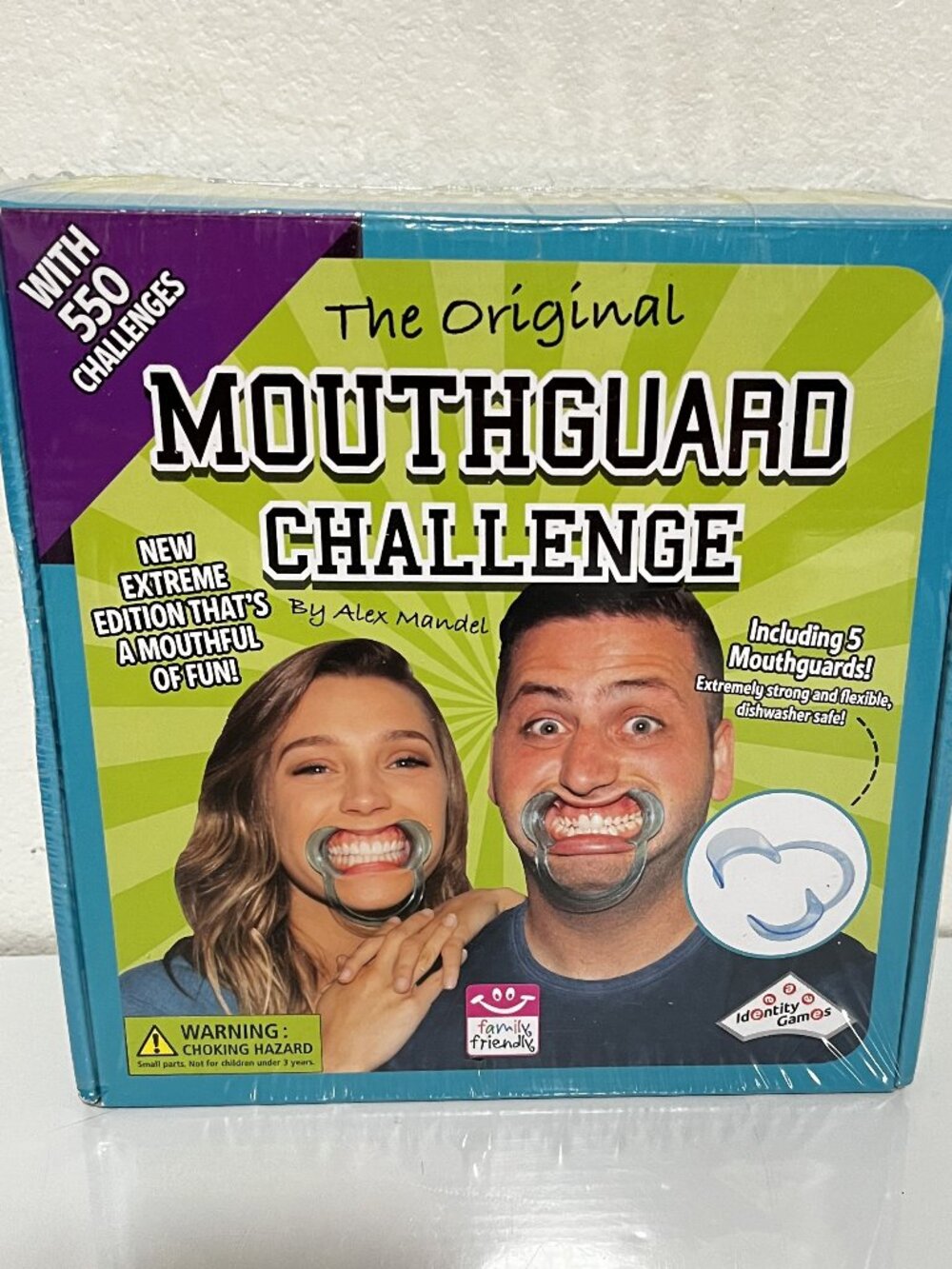 THE ORIGINAL Mouthguard Challenge Game 550 challenges by IDENTITY GAMES/NEW